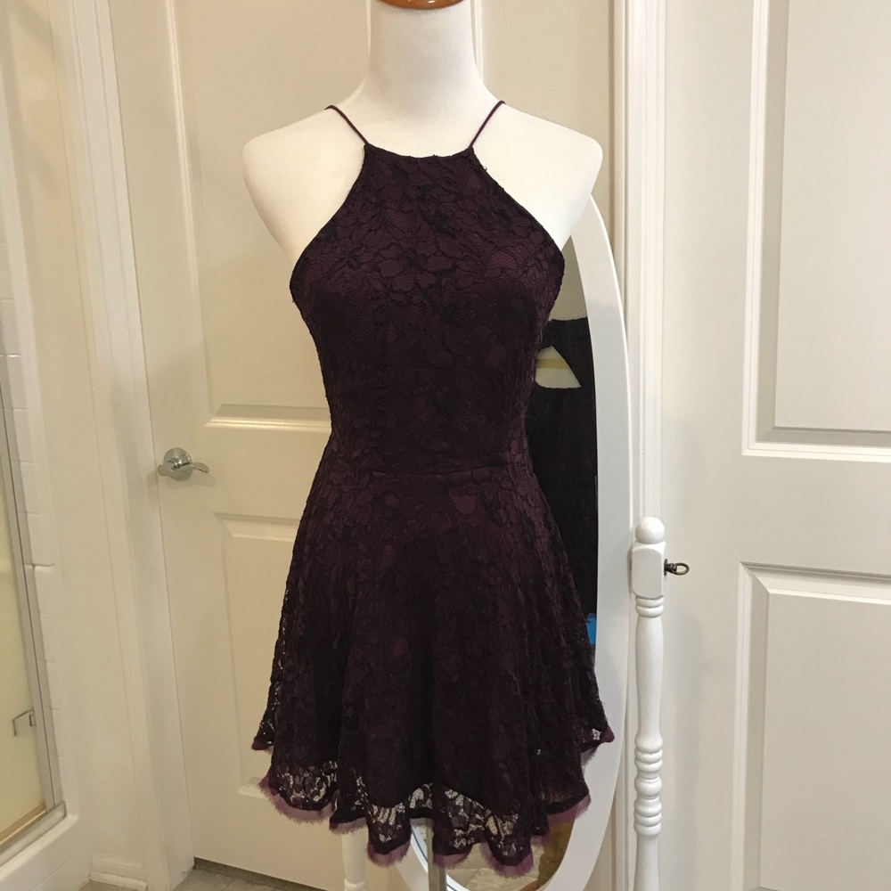 Urban outfitters kimchi blue floral lace dress